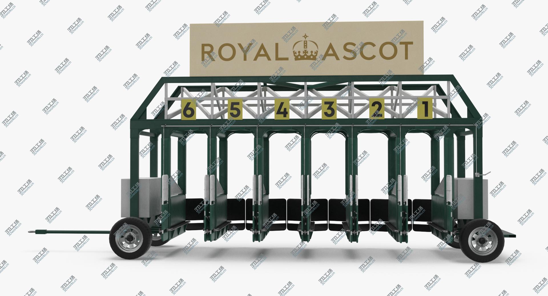 images/goods_img/2021040162/3D model Horse Racing Starting Gates The Royal Ascot 6 Slots/5.jpg